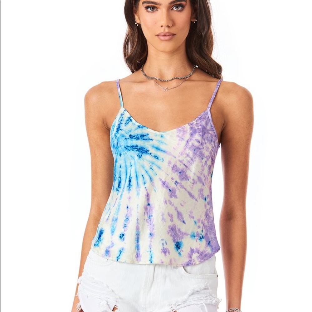 Silk firework cami top from LF NWOT